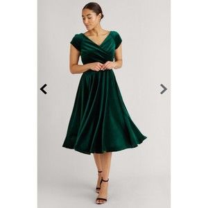 The Pretty Dress Company Velvet Hourglass Dress